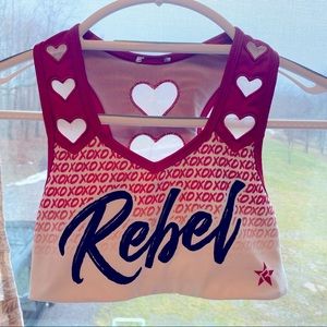 Rebel Athletic Heart Sports Bra